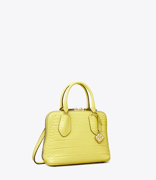 tory burch mini embossed swing satchel