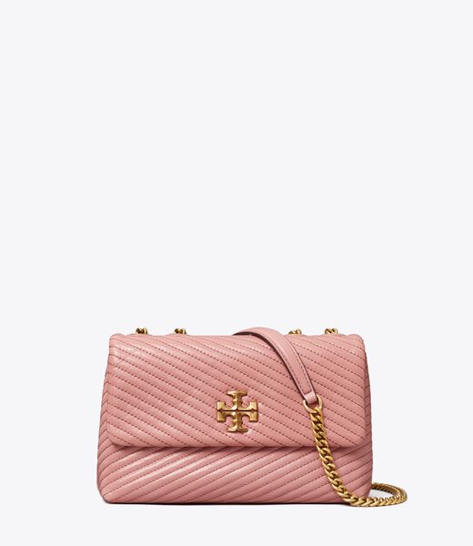 Pink Tory Burch Parker Large Convertible Shoulder Chain Bag