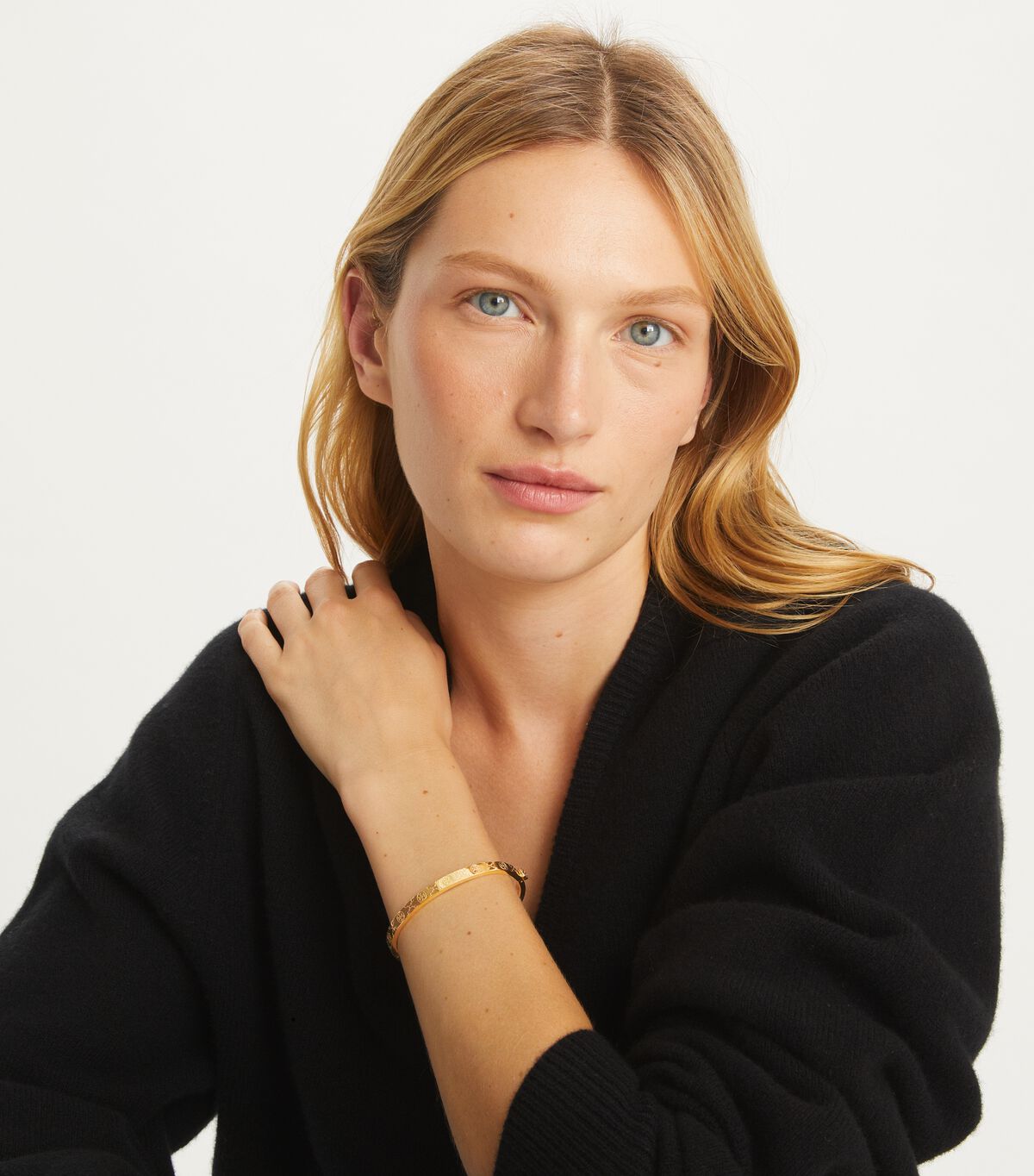 tory burch t monogram 5mm hinge bracelet