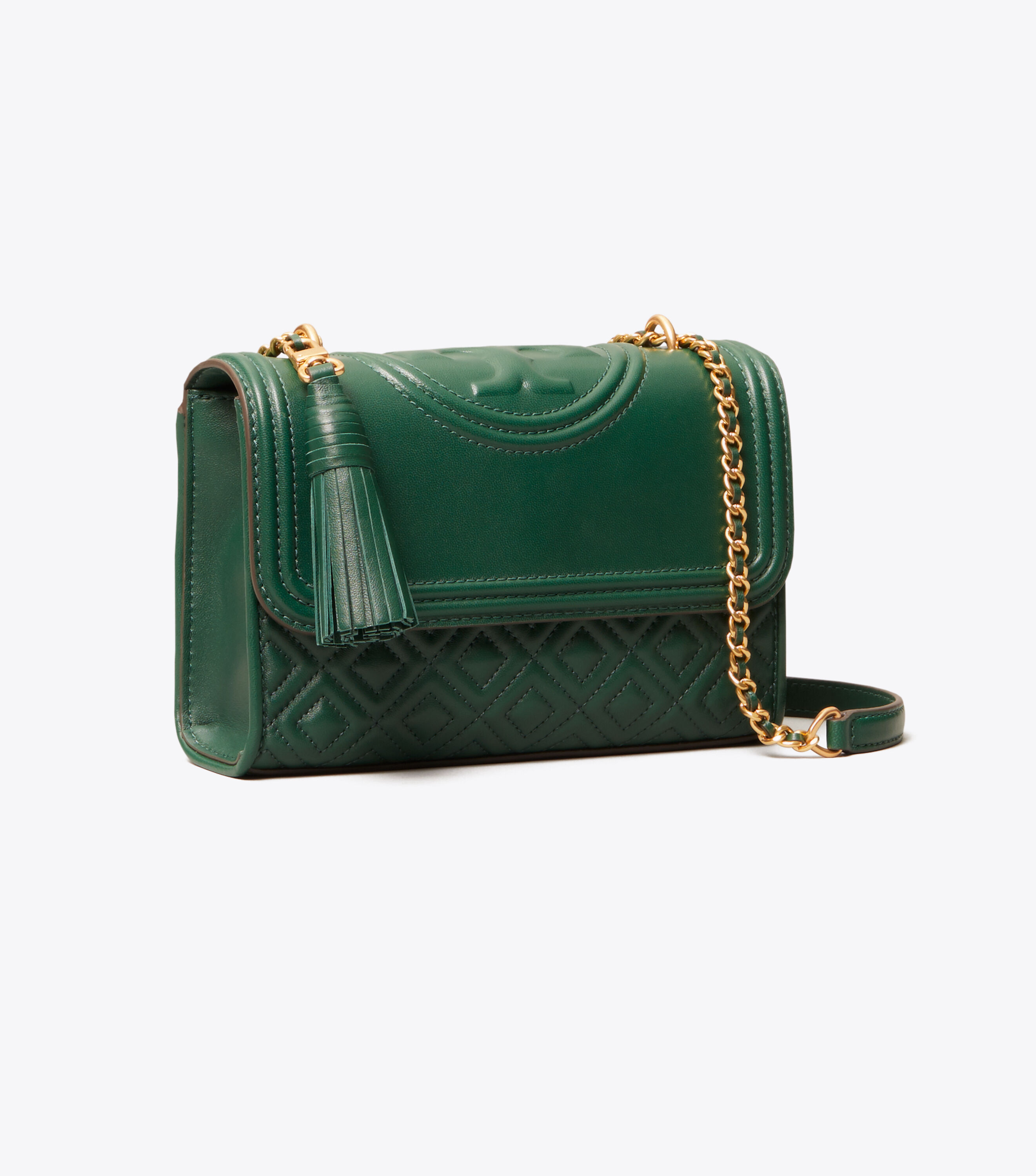 Tory burch best sale green fleming bag