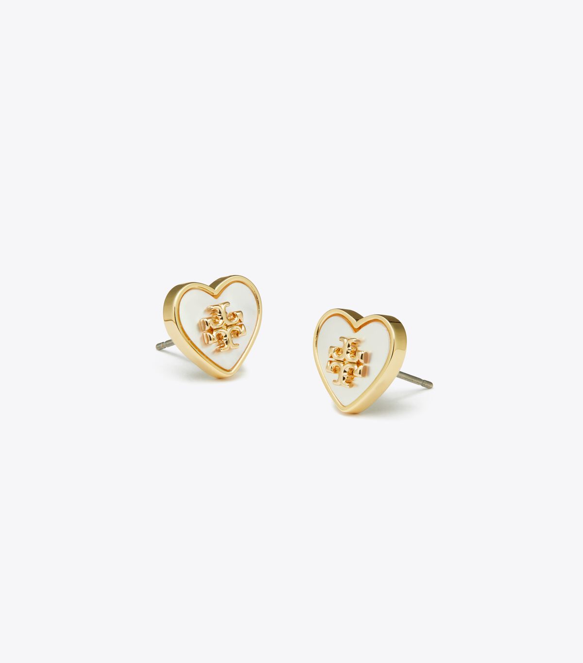 tory burch kira heart stud earring