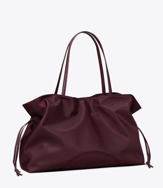 tory burch ella nylon drawstring tote