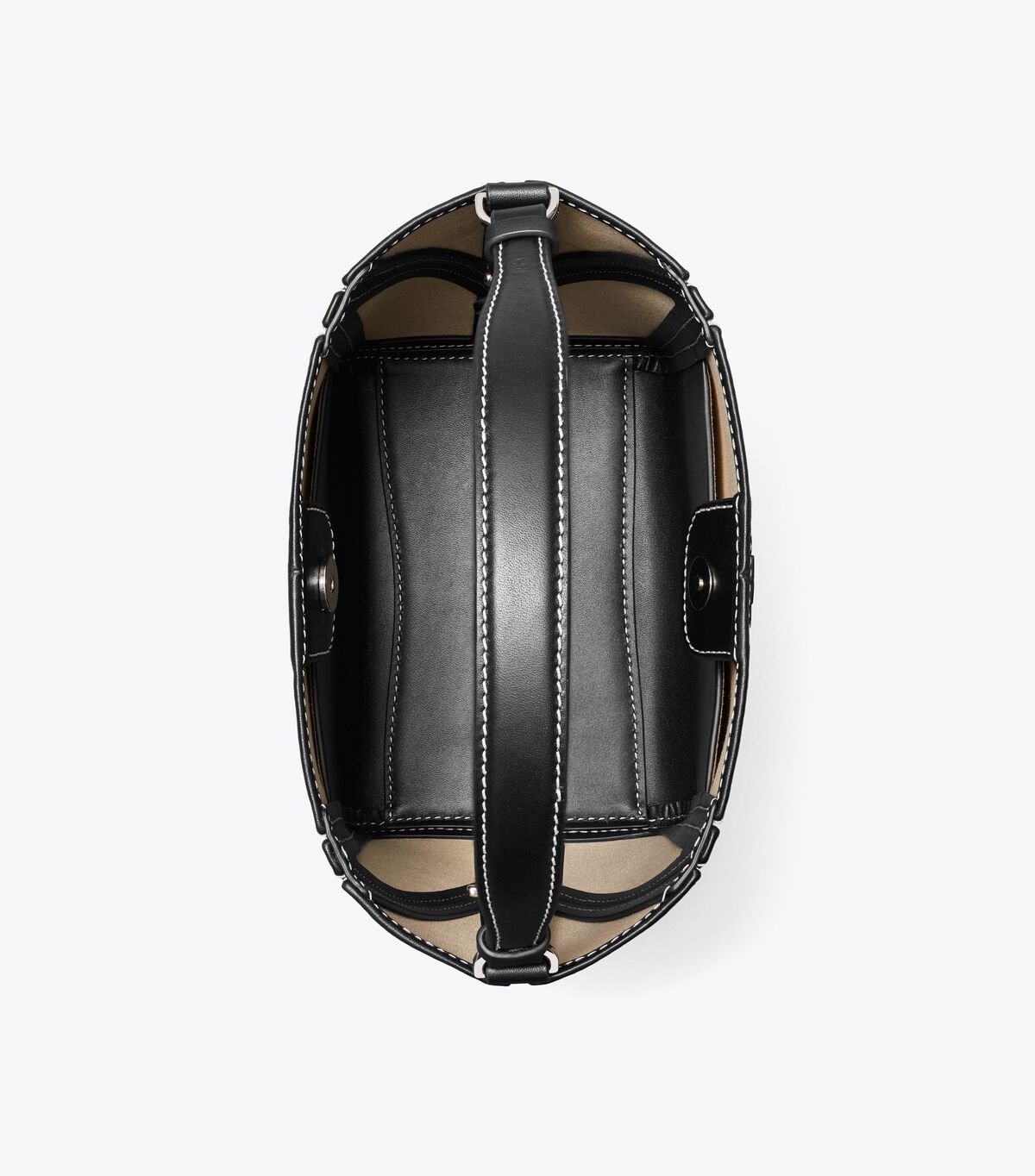 tory burch small mcgraw canvas bucket bag