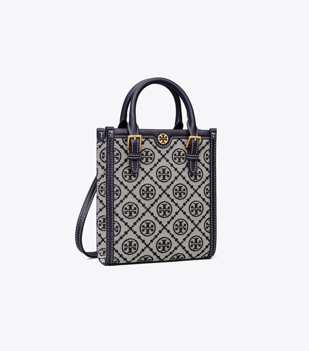 tory burch mini t monogram tote