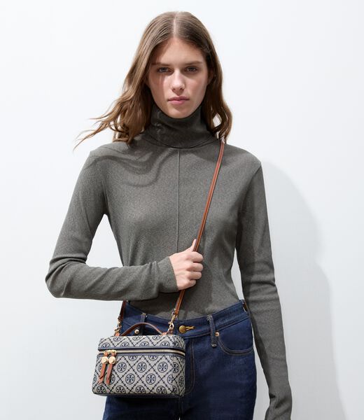T Monogram Romy Slim Top Handle Bag tory burch t monogram romy slim top handle bag