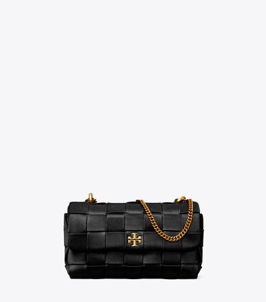 Mini Kira Woven Flap Bag