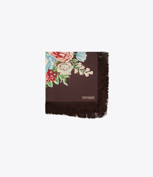 tory burch chair floral silk square