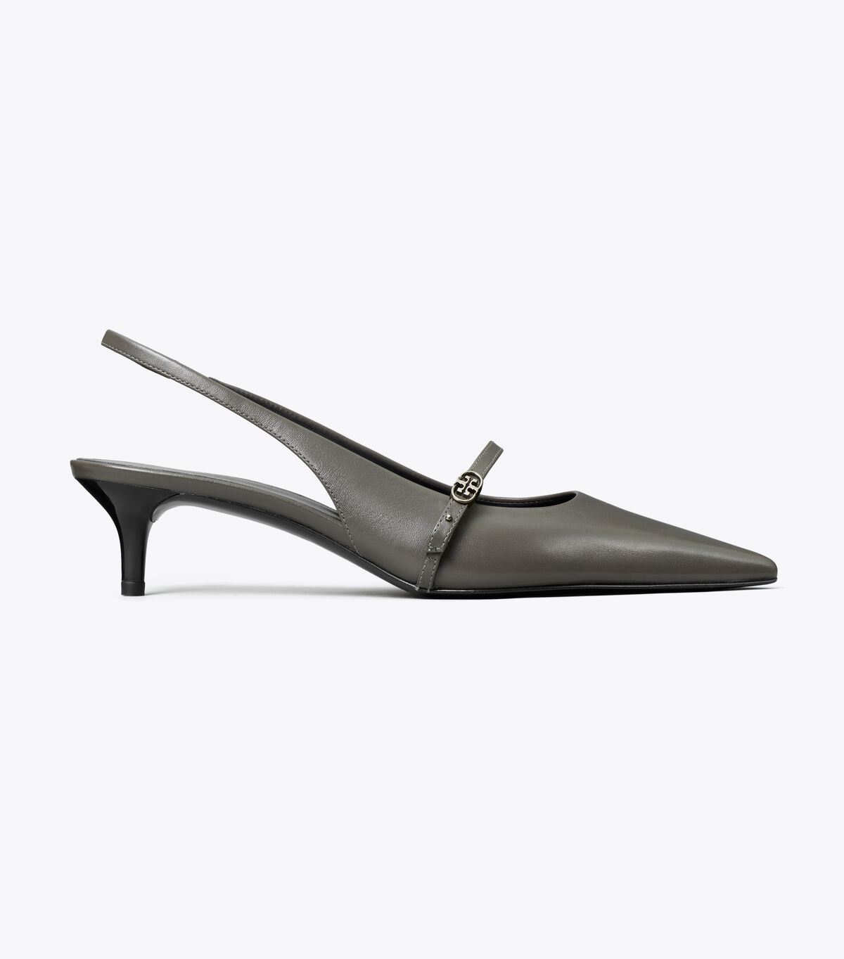 Double T Buckle Mary Jane Slingback, Dark Grigio Dark Grigio
