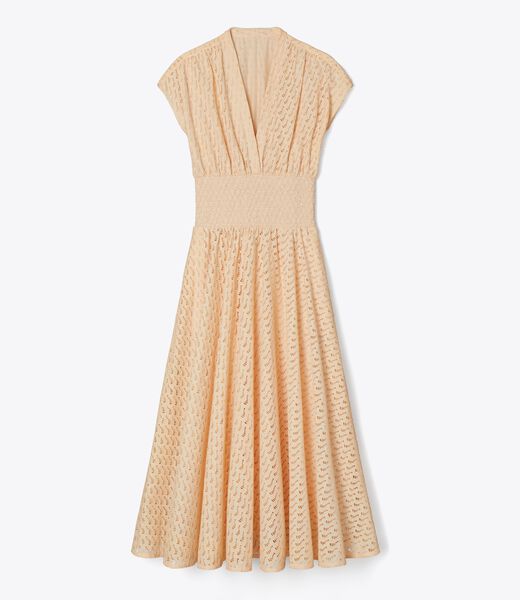 tory burch embroidered cotton dress
