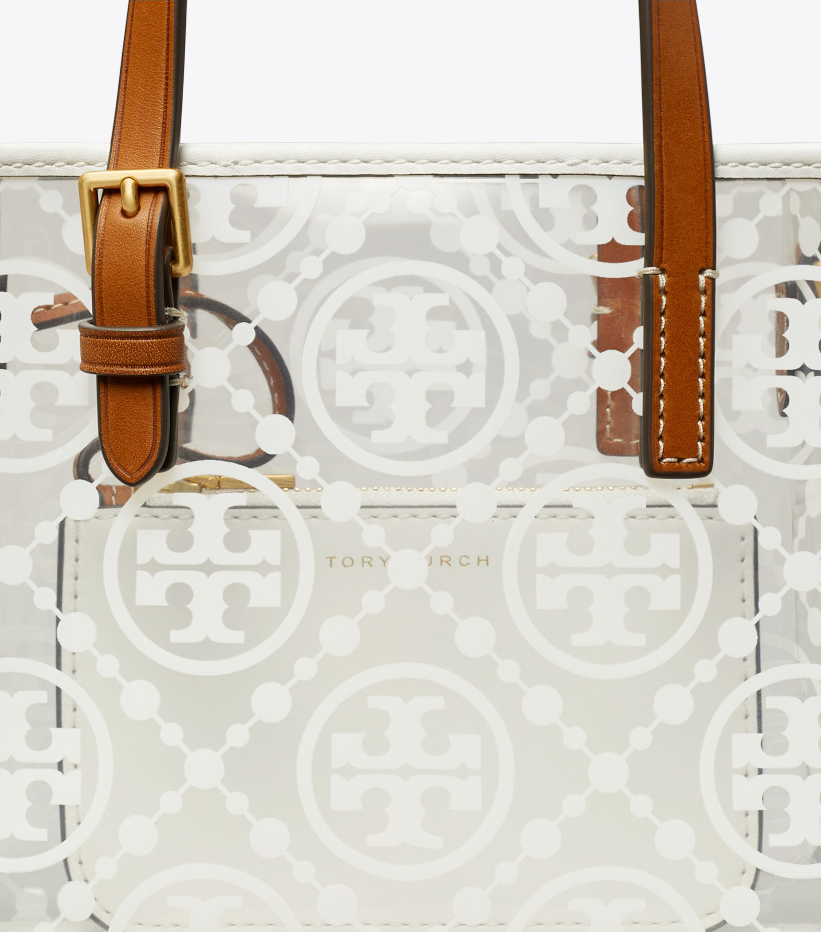 Mini T Monogram Clear Tote