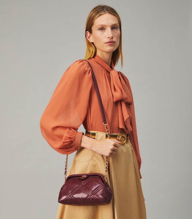 Tory burch fleming soft small frame crossbody clearance