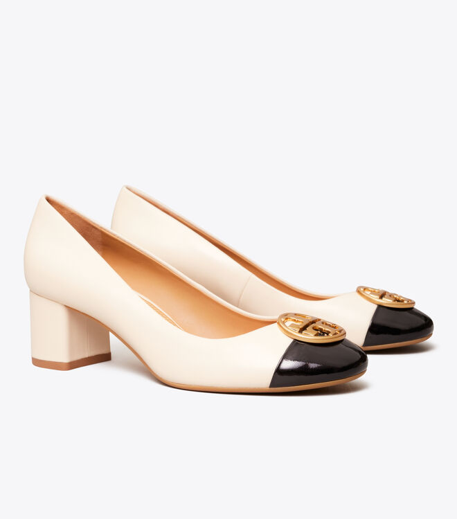 Descubrir 124+ imagen tory burch cap toe pumps