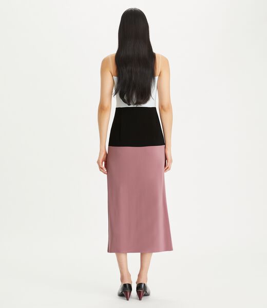 tory burch colorblock jersey dress