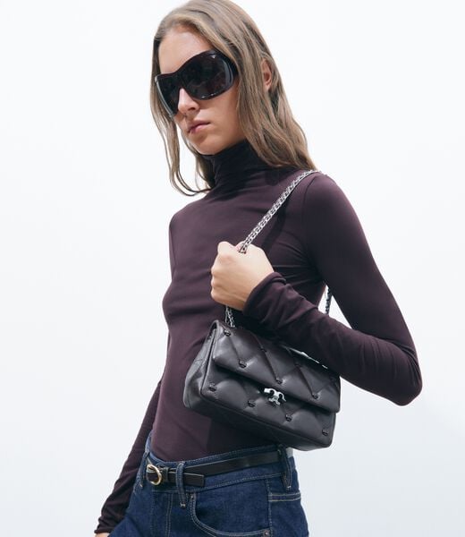 tory burch small bunny knot shoulder bag