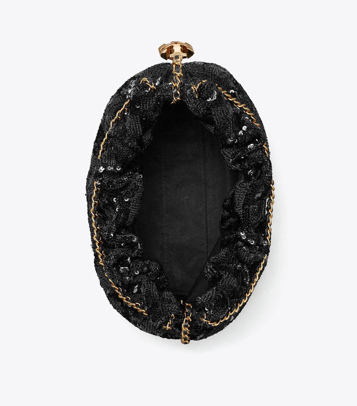 tory burch mini fleming sequin hobo bag