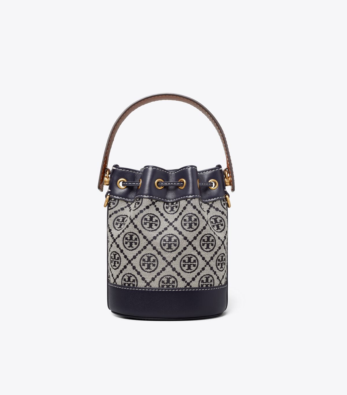 tory burch mini t monogram bucket bag