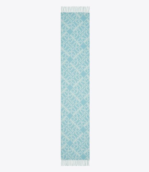 Puzzle Logo Scarf tory burch puzzle logo scarf