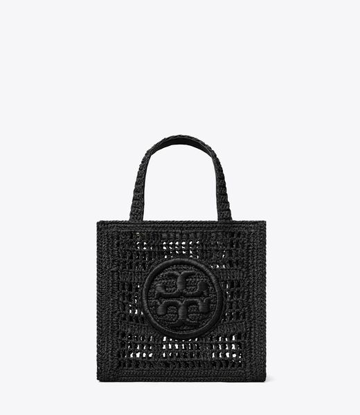 tory burch mini ella hand crocheted tote