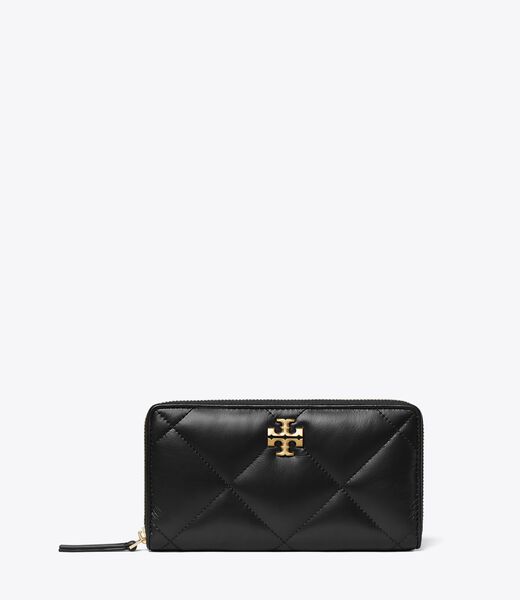 tory burch kira diamond quilt zip continental wallet