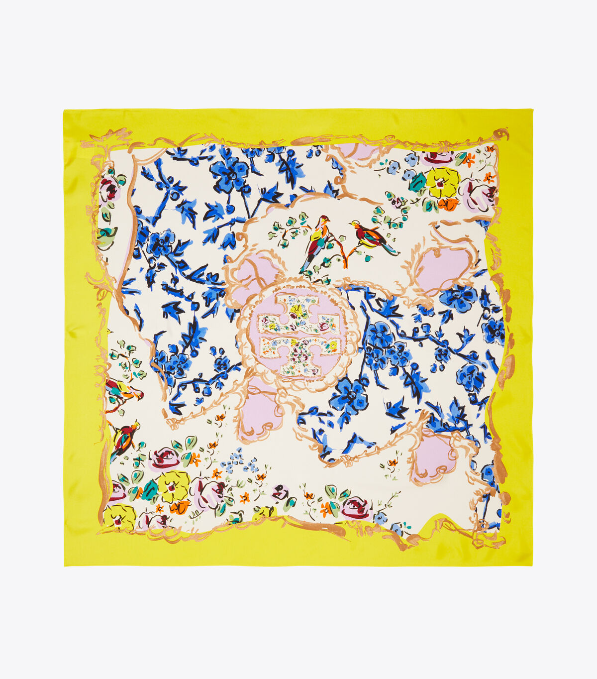 MIXED FLORAL NECKERCHIEF