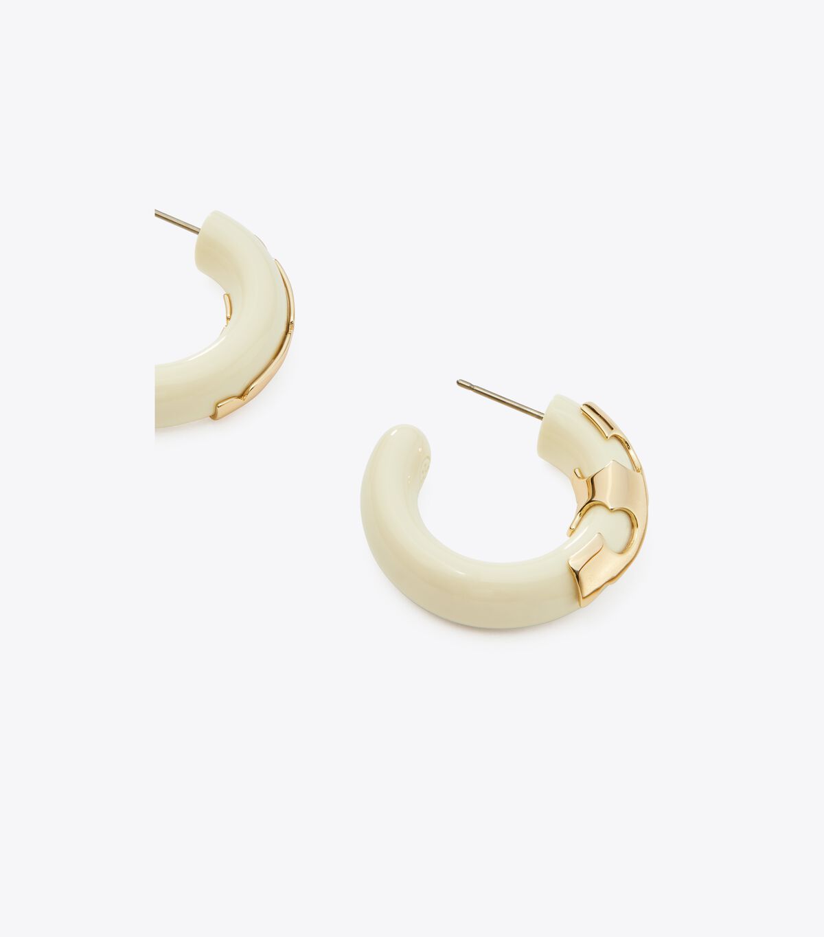 tory burch resin hoop earring