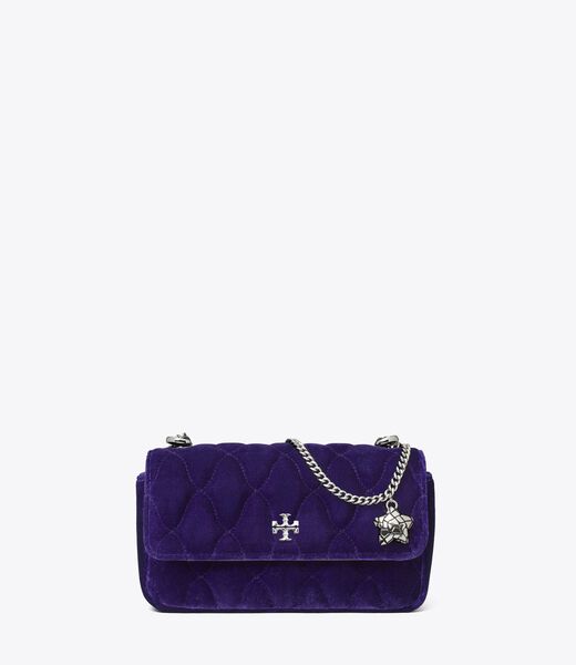 Kira Velvet Mini Flap Bag