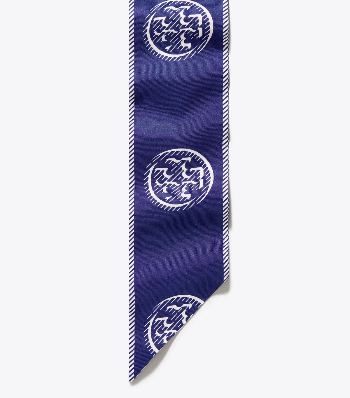 tory burch medallion logo ribbon tie