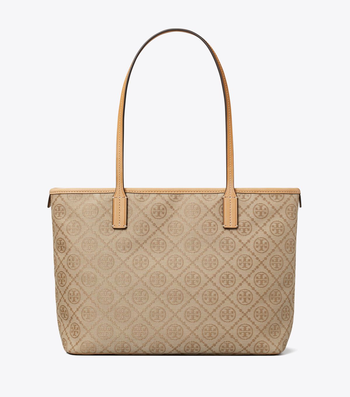 tory burch t monogram small zip tote
