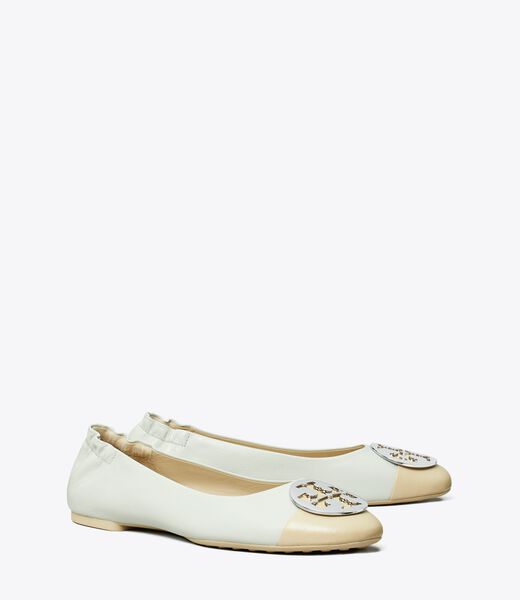 tory burch claire cap toe ballet