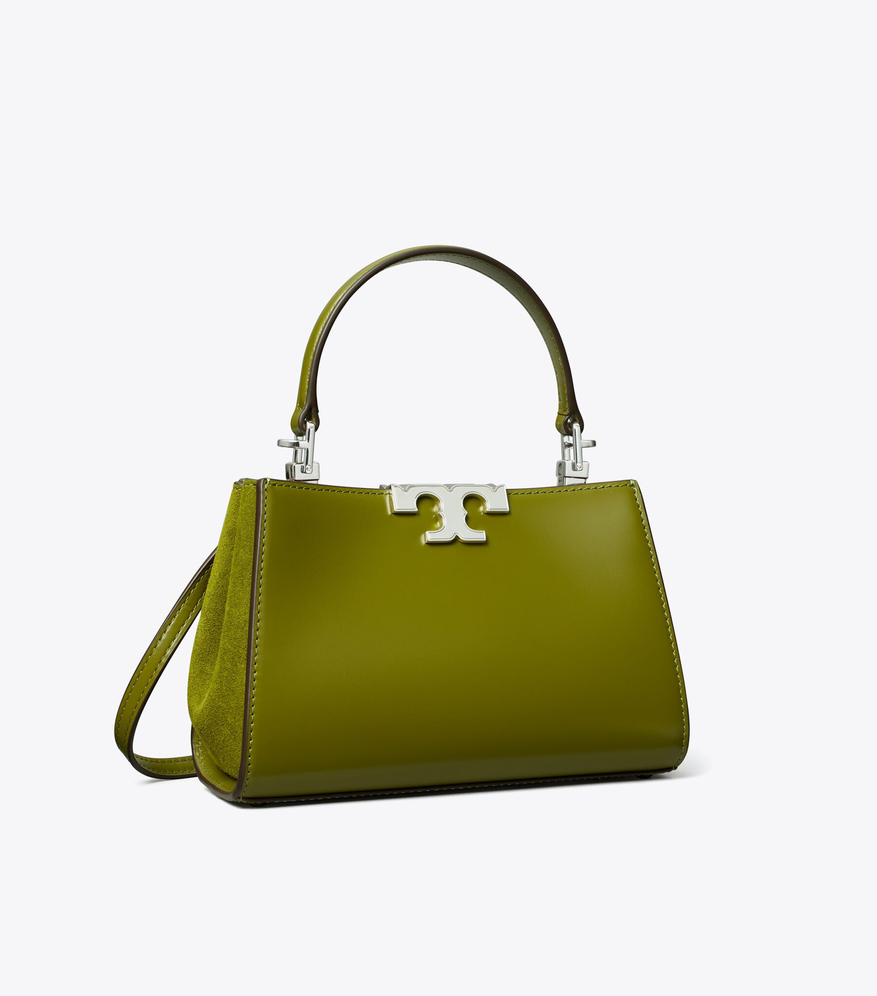 Mini Eleanor Satchel, Dark Matcha | Tory Burch KSA