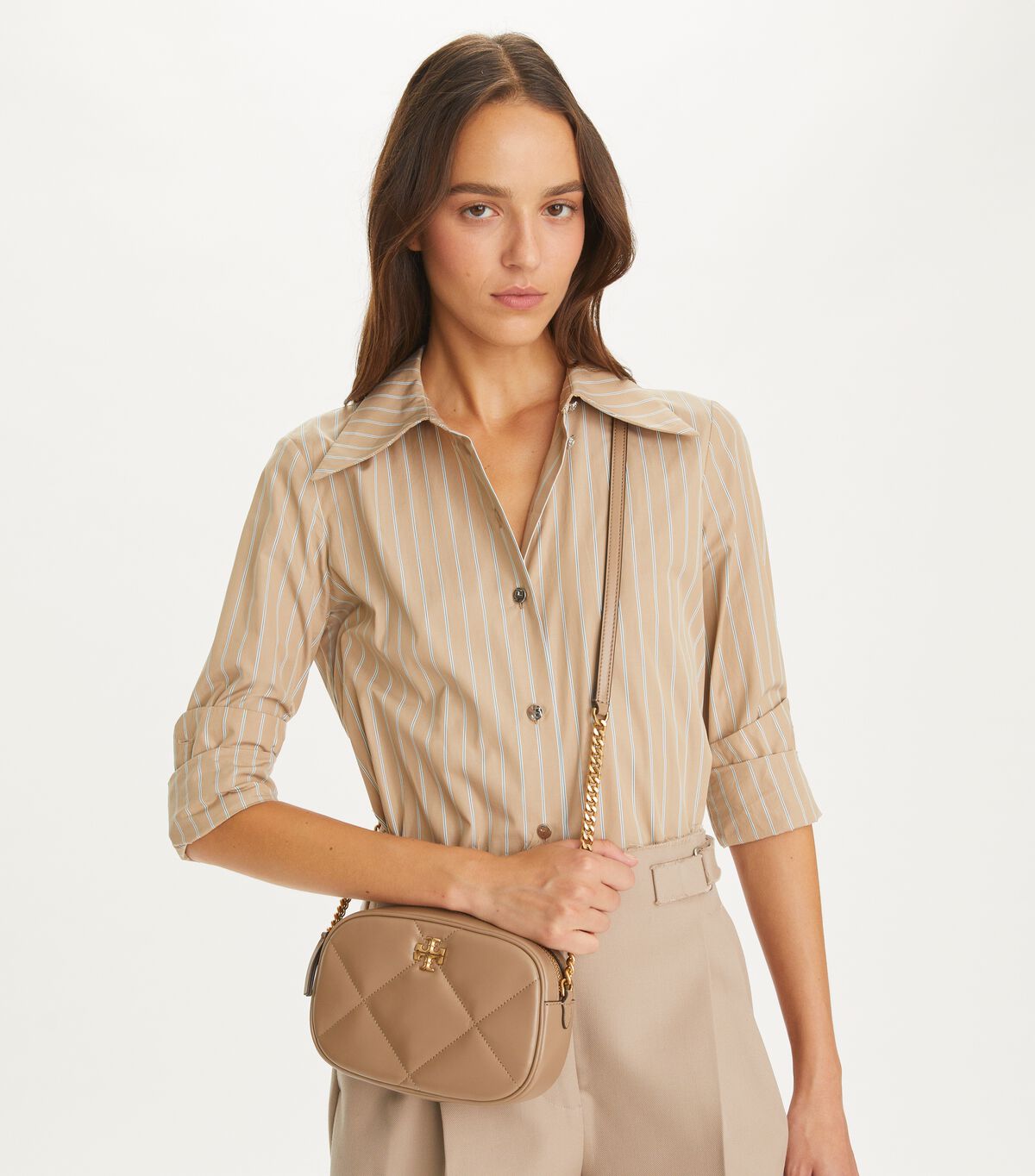 tory burch حقيبة كاميرا كيرا الماسية