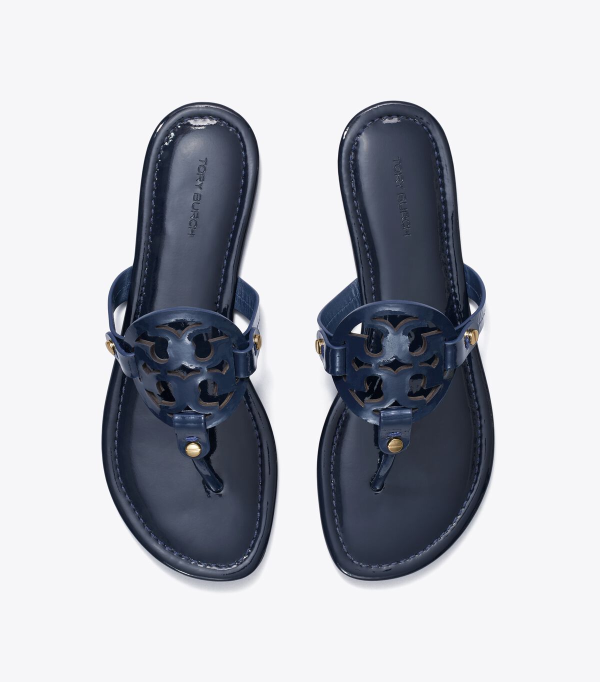 tory burch صندل ميلر لامع