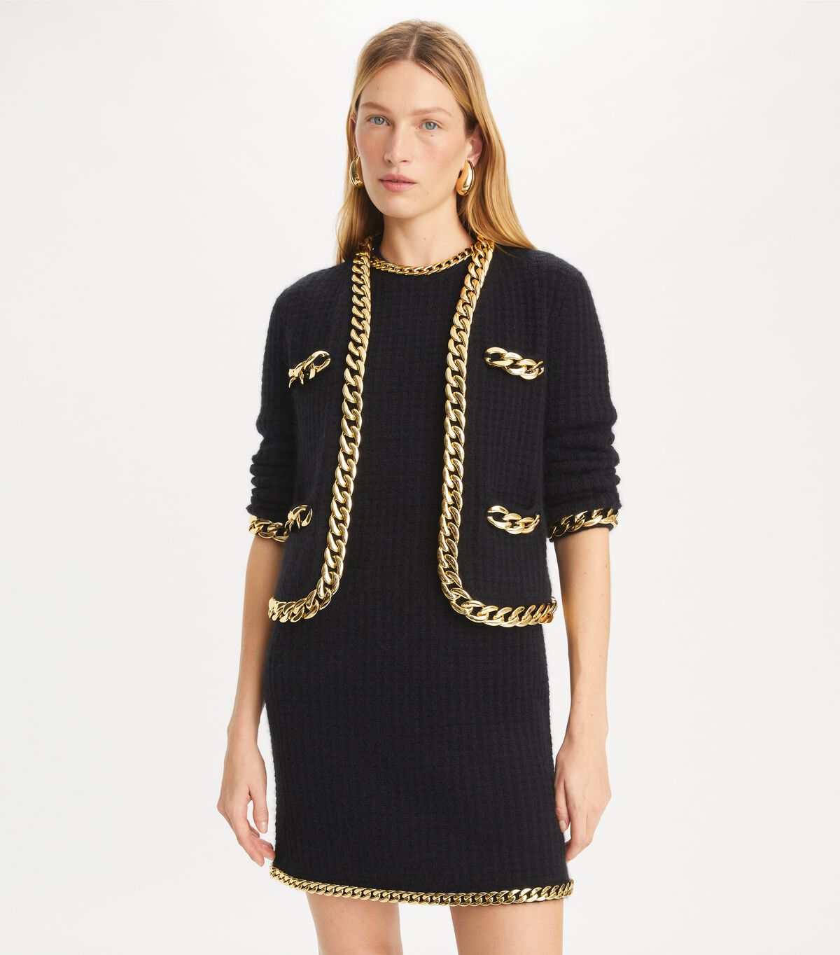 tory burch kendra chain cardigan
