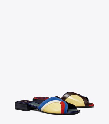 Marquetry Slide Sandal