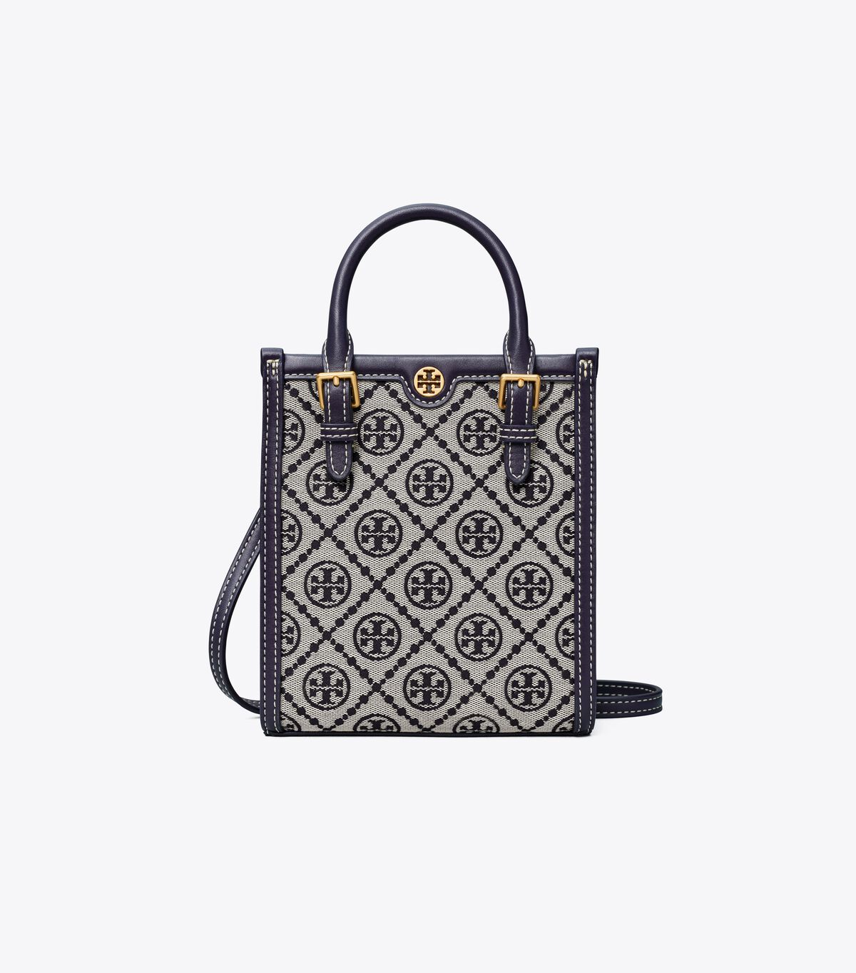 tory burch mini t monogram tote