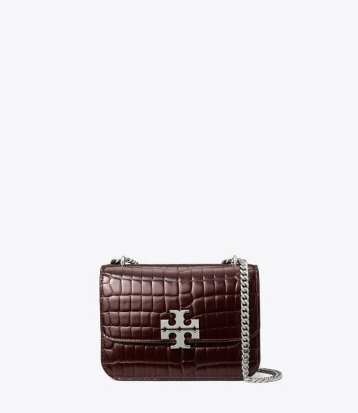 tory burch small eleanor croc embossed shoulder bag