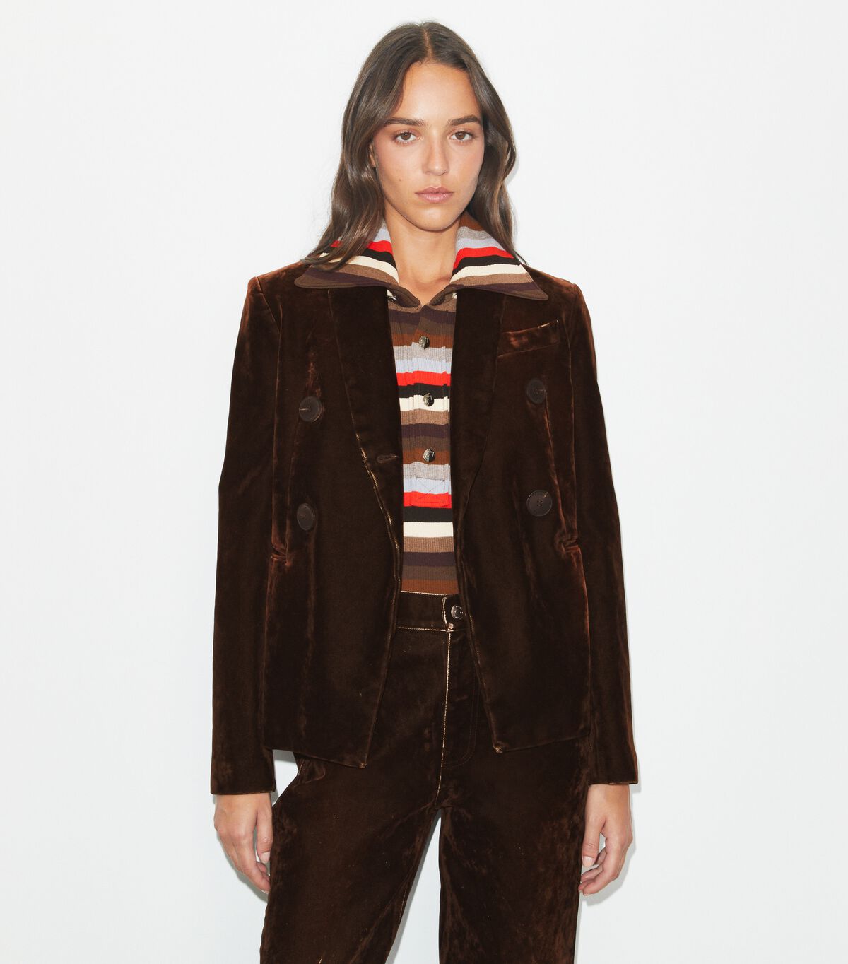 tory burch سترة جينز