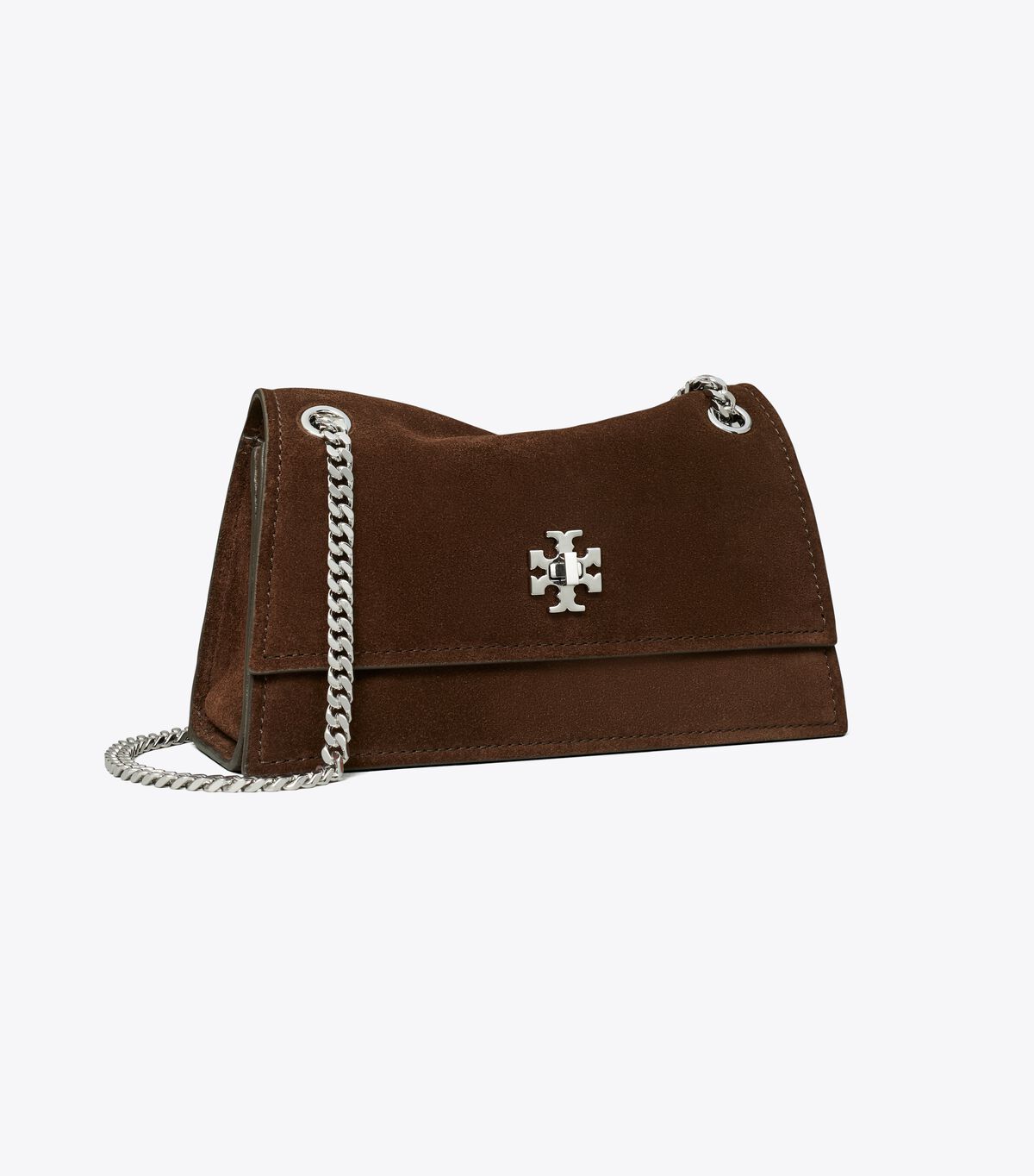 tory burch mini kira turnlock suede shoulder bag
