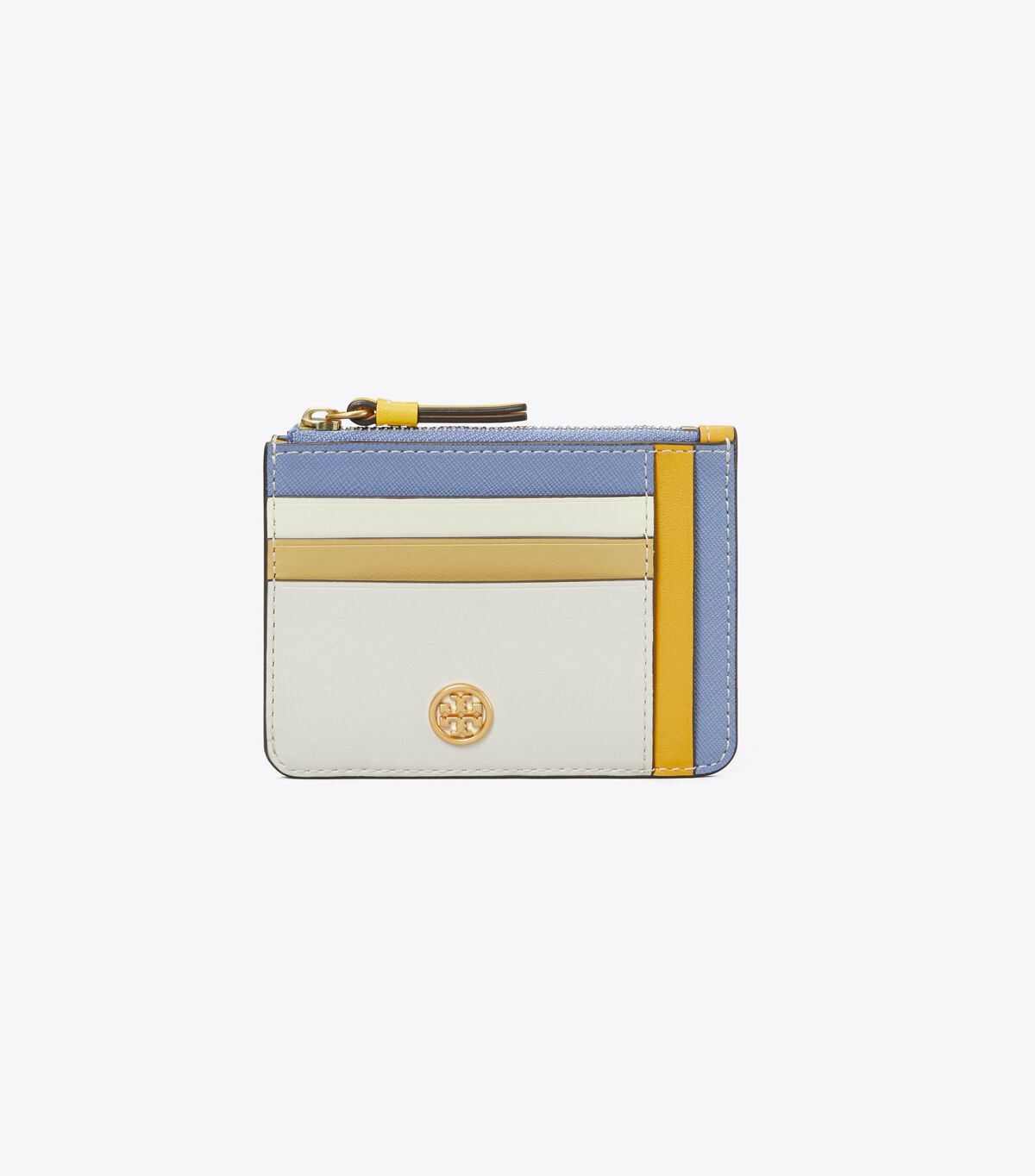 tory burch robinson color block card case