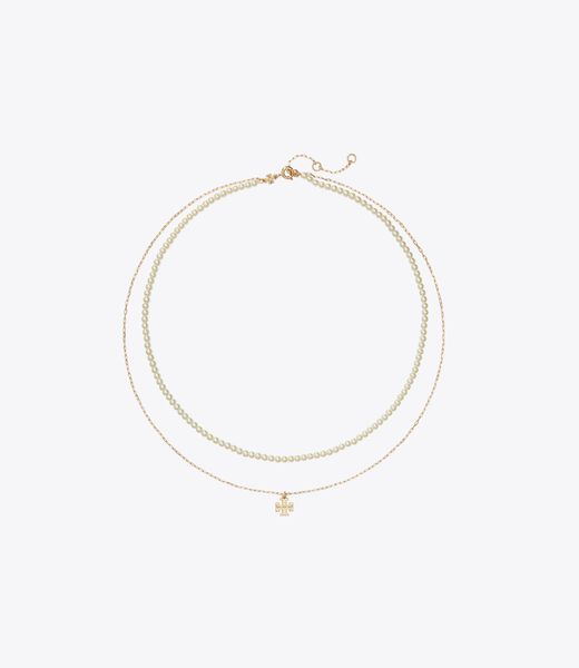 tory burch kira layered necklace