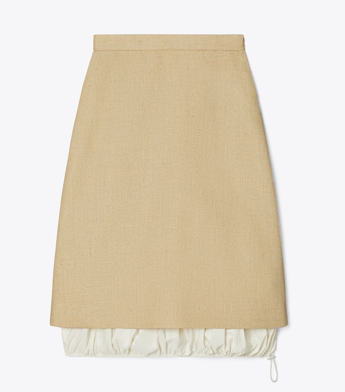 tory burch silk linen skirt