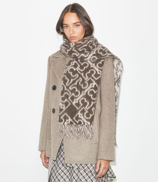 tory burch puzzle logo scarf
