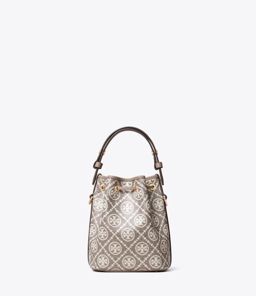 T Monogram Coated Jacquard Mini Bucket Bag tory burch t monogram coated jacquard mini bucket bag