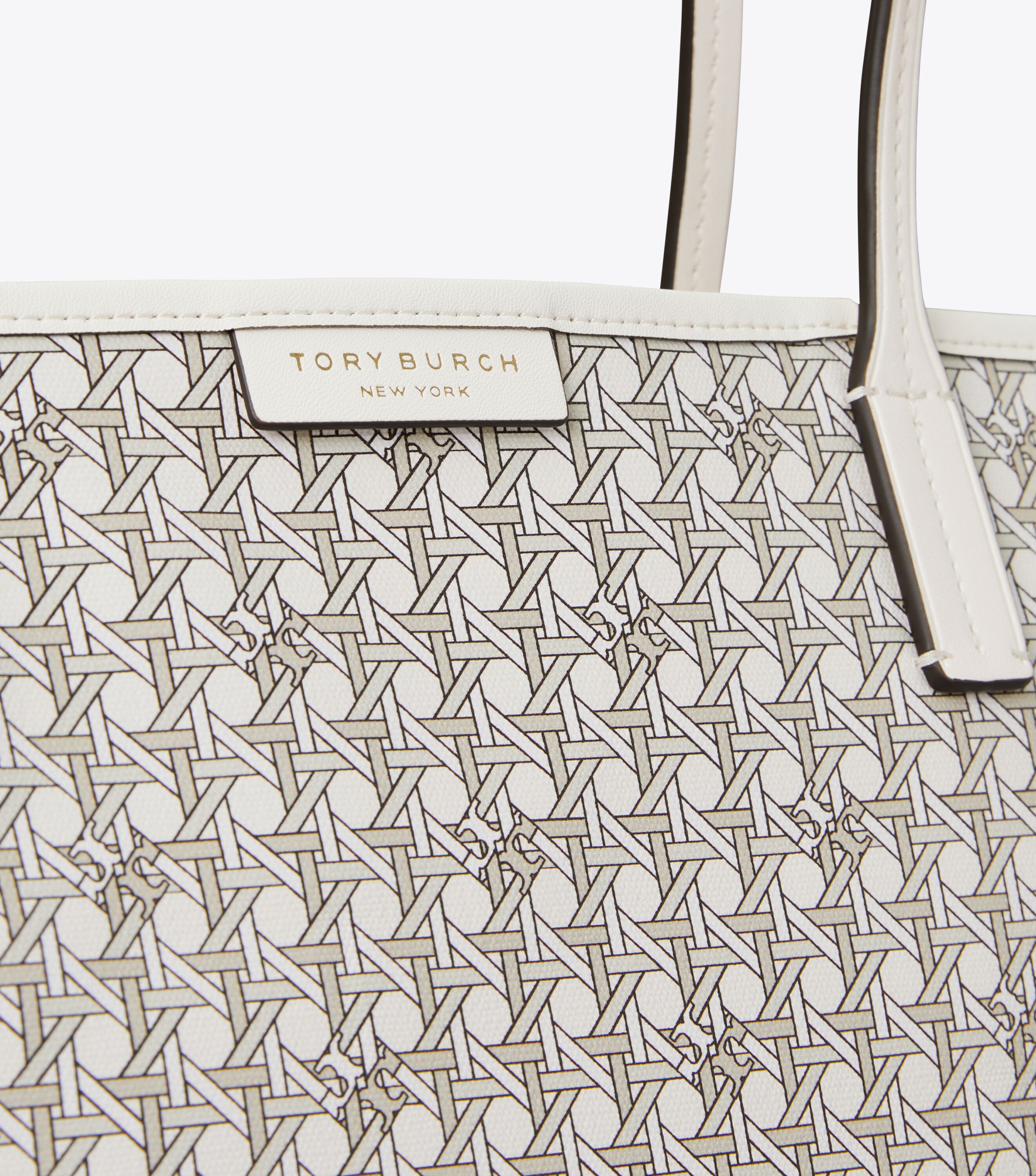 Small Ever-Ready Zip Tote, New Ivory | Tory Burch KSA