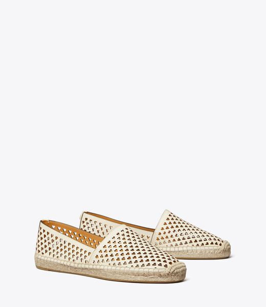 tory burch heart patterned espadrille
