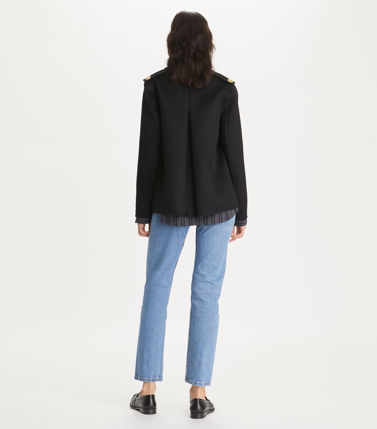 tory burch wool peacoat