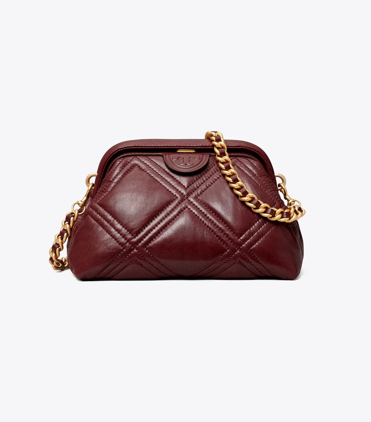 tory burch fleming soft small glazed frame crossbody