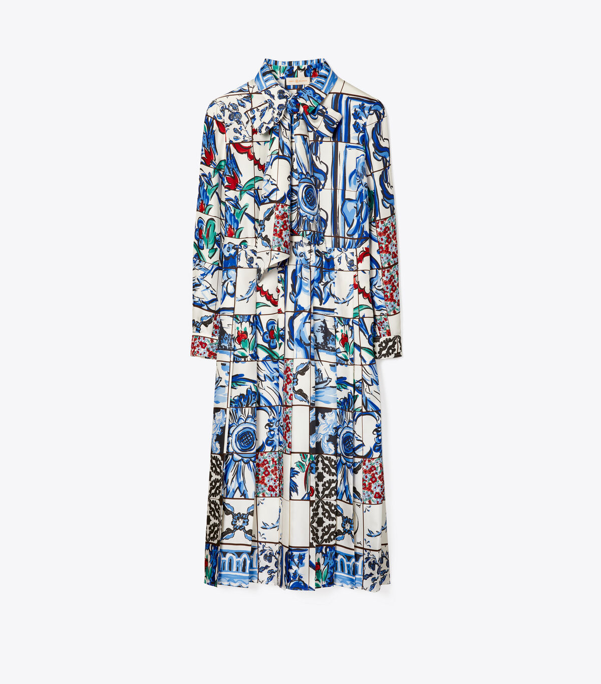 SILK BOW DRESS