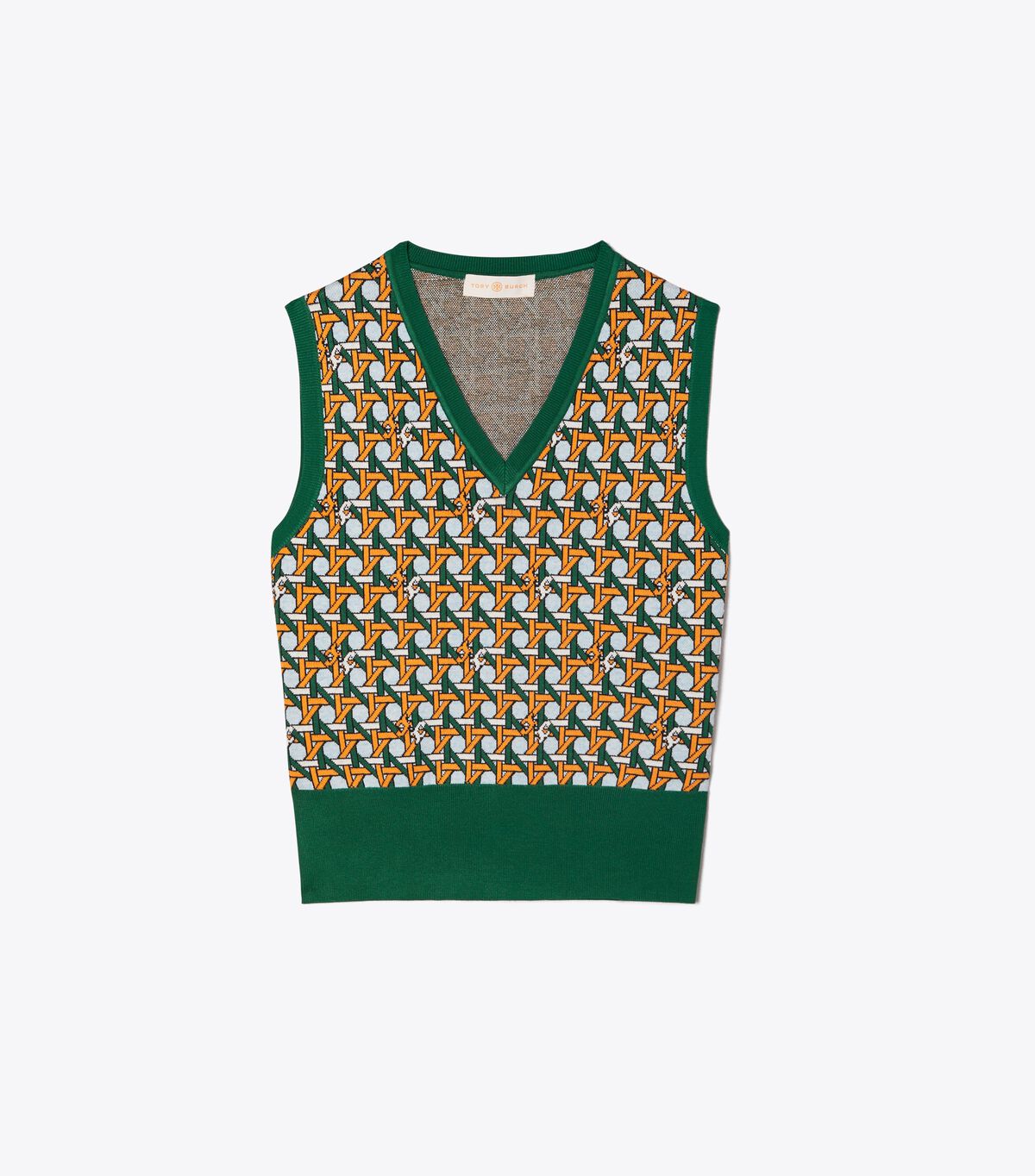 Basket-weave Sweater Vest