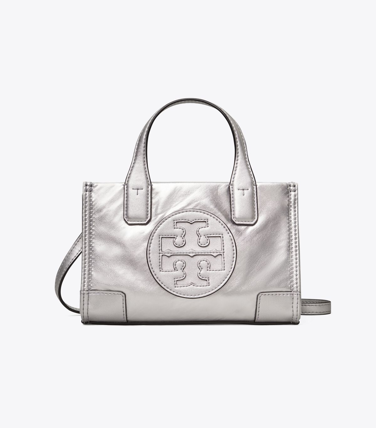 ella metallic micro tote
